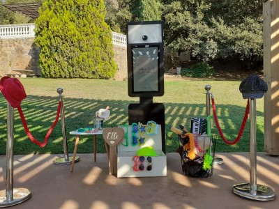 Borne photo selfie pour soirée d'anniversaire