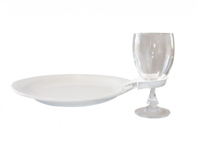 location clip assiette en verre pour repas de famille a aups 83630 var Paca